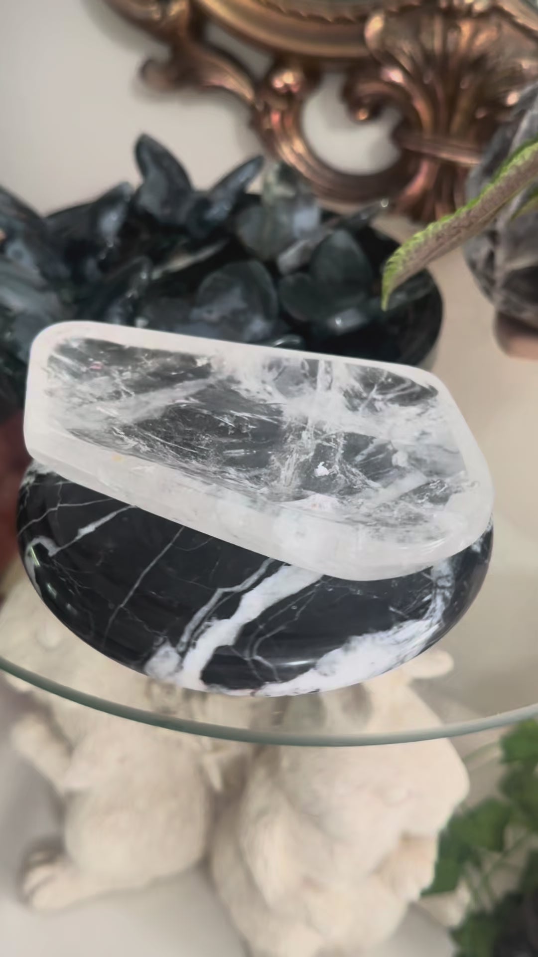 Clear Quartz Trinket Dish