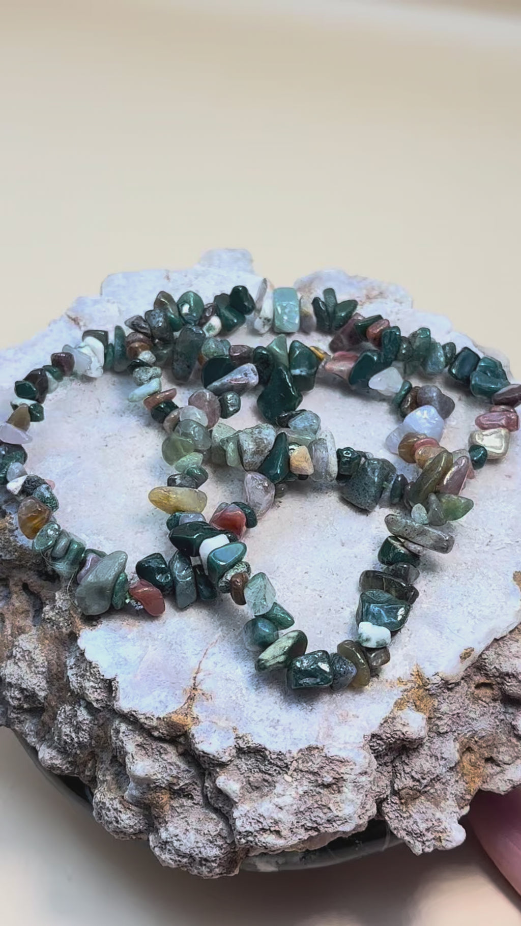 Colorful Agate Chip Bracelet
