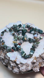 Colorful Agate Chip Bracelet