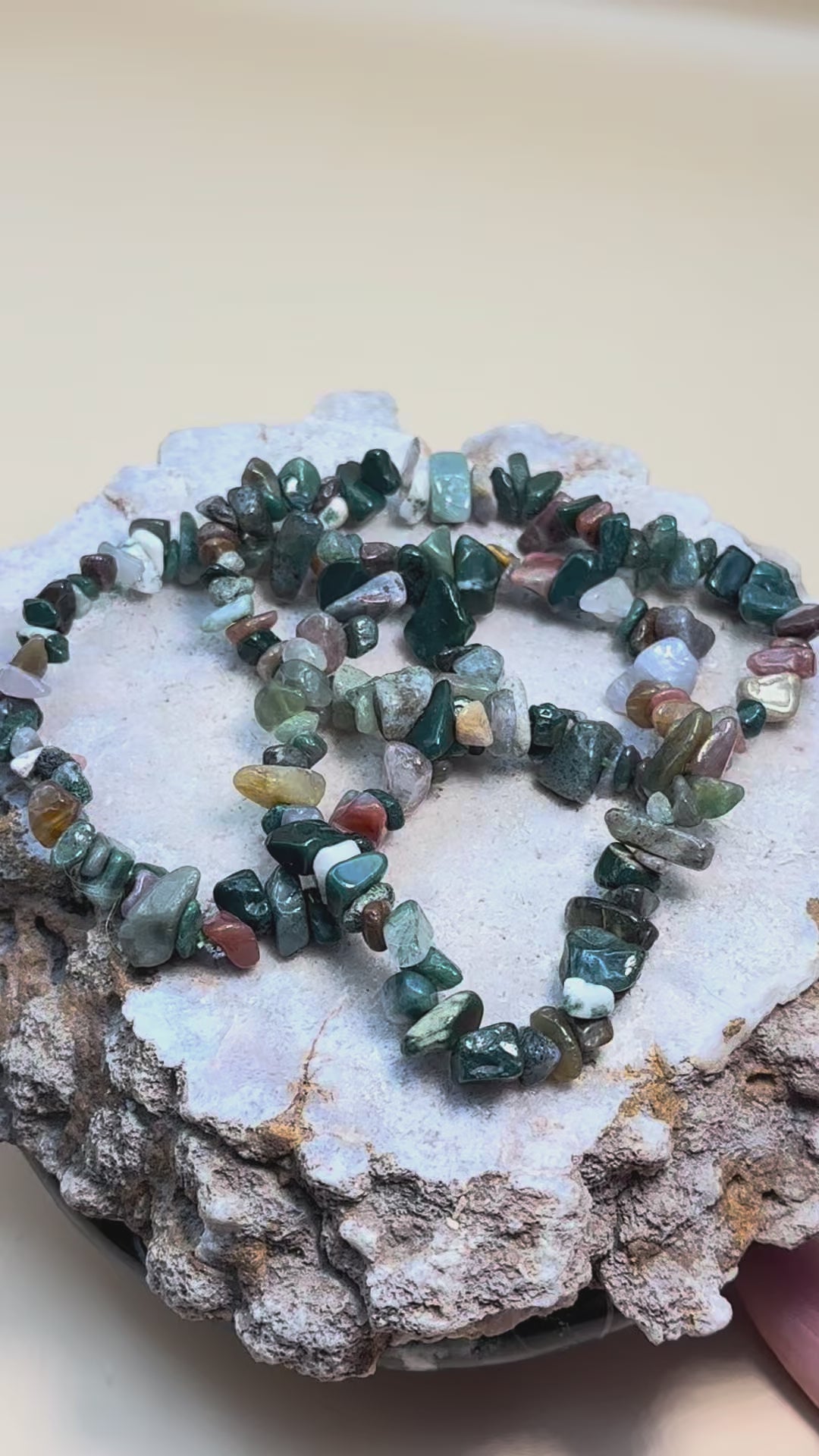 Colorful Agate Chip Bracelet