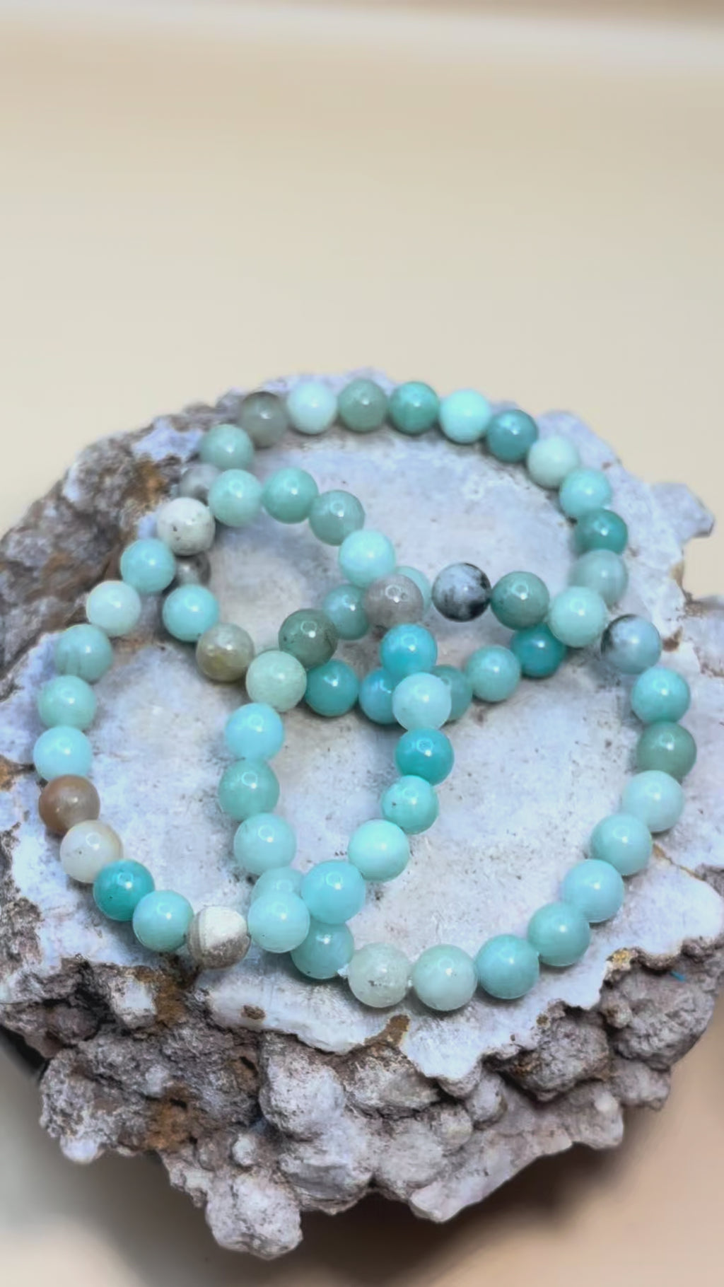 Hemimorphite Crystal Bracelet